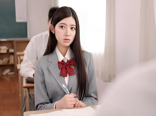 The female student took the train alone and the ending